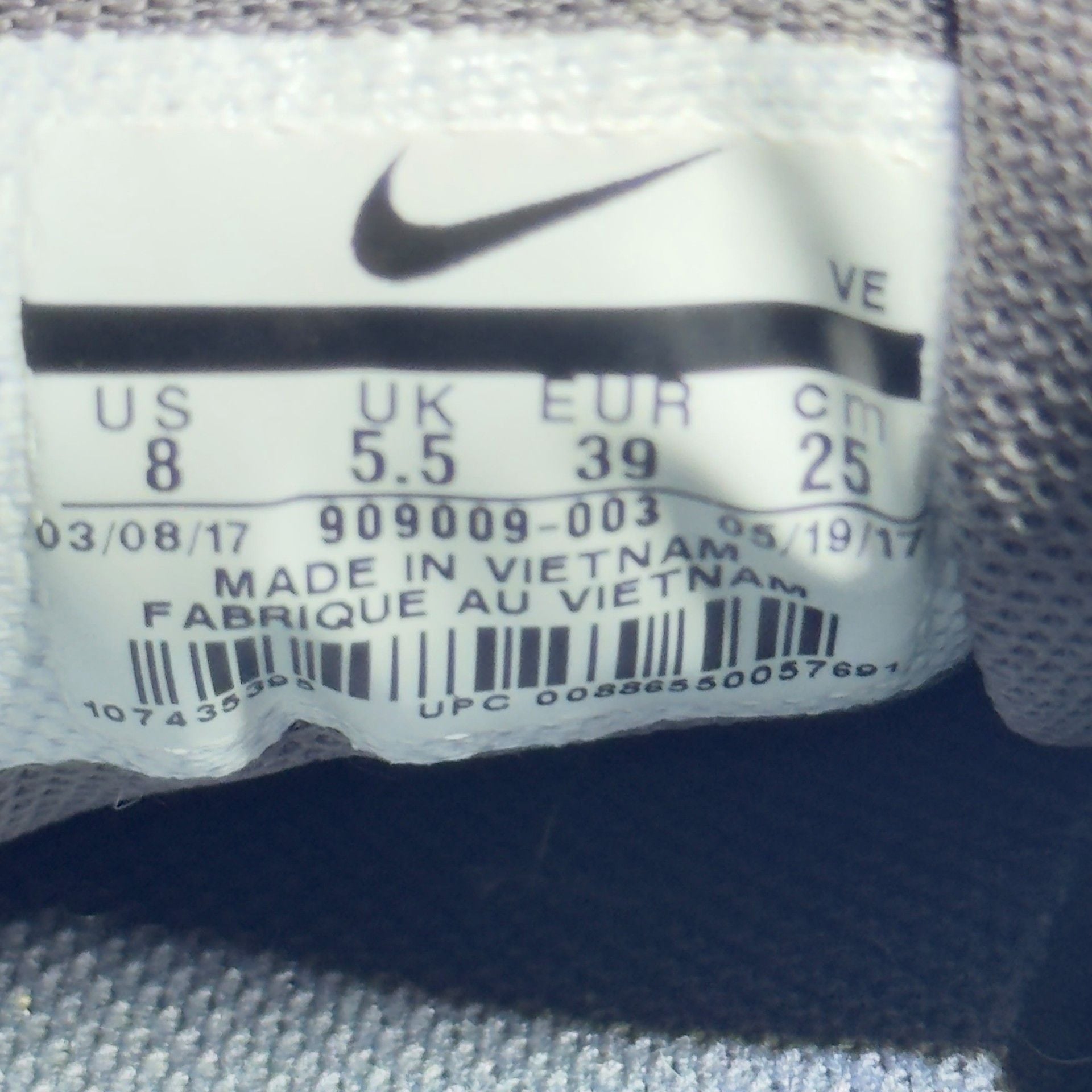 Nike In-Season TR 7 Dark Gray Volt Running Shoes Women's 8 909009-003 3