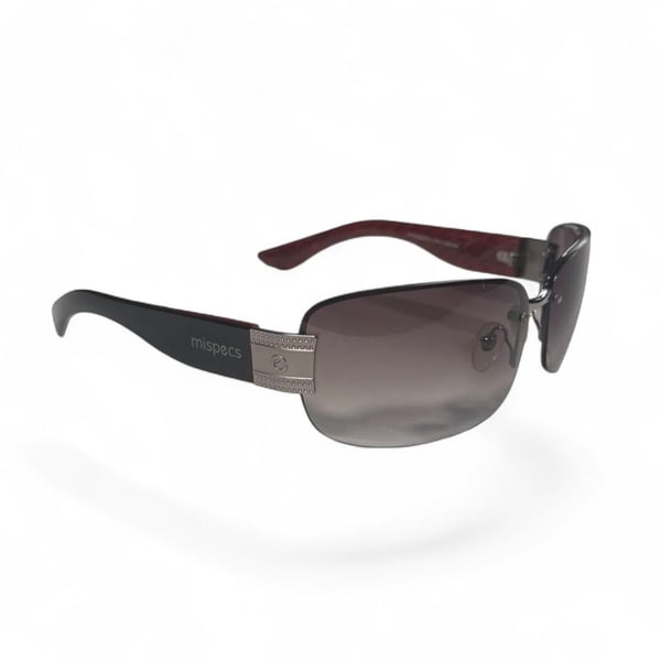 Mispecs Italy Design Y2K Sunglasses Black Red Gradient 