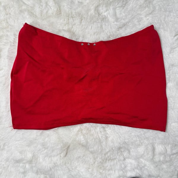 Exotic Dancer Red Mini Skirt 