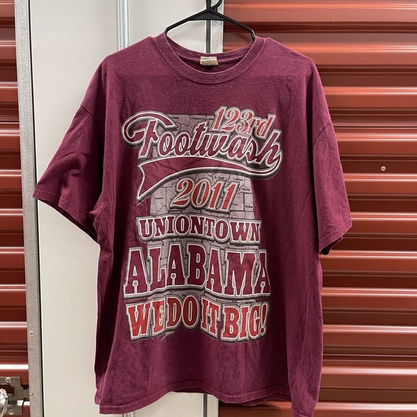  Vintage Alabama University T-Shirt College Tee size XL with quote 