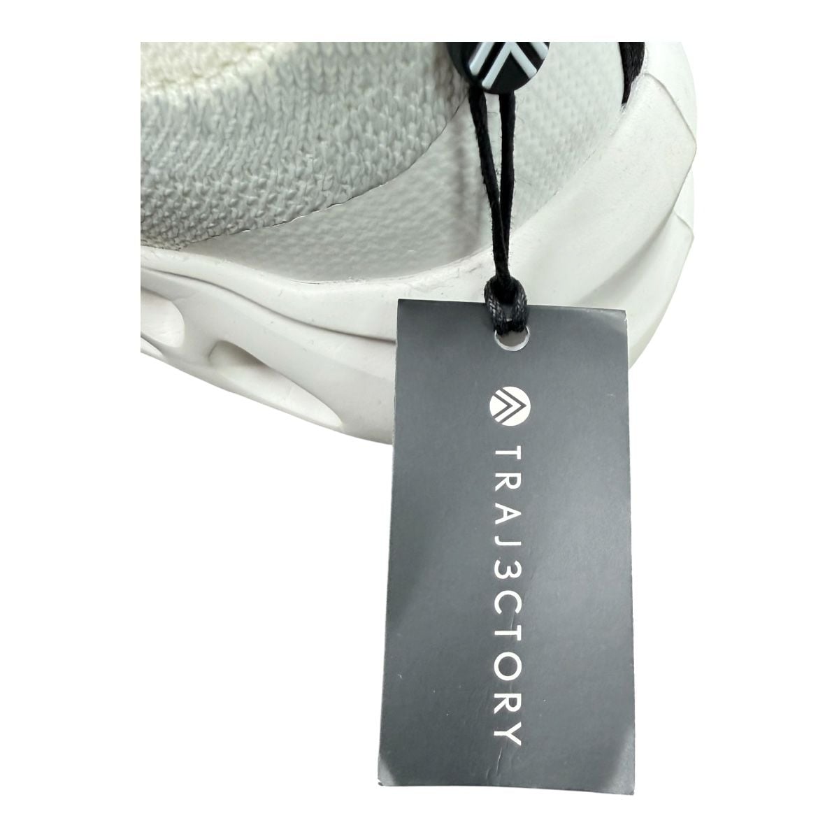 Trajectory Running Shoes White Knit Sneakers Sz. 7.5 NWT 8