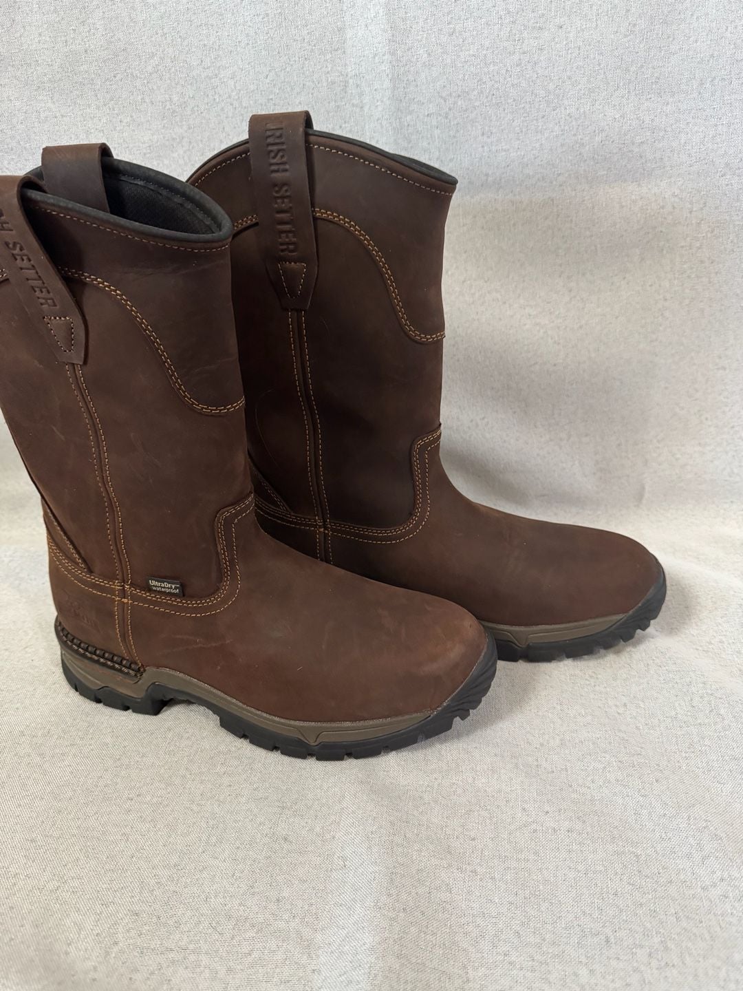 Irish Setter Two Harbors 83907 Size 10 D Brown Work Boots 3