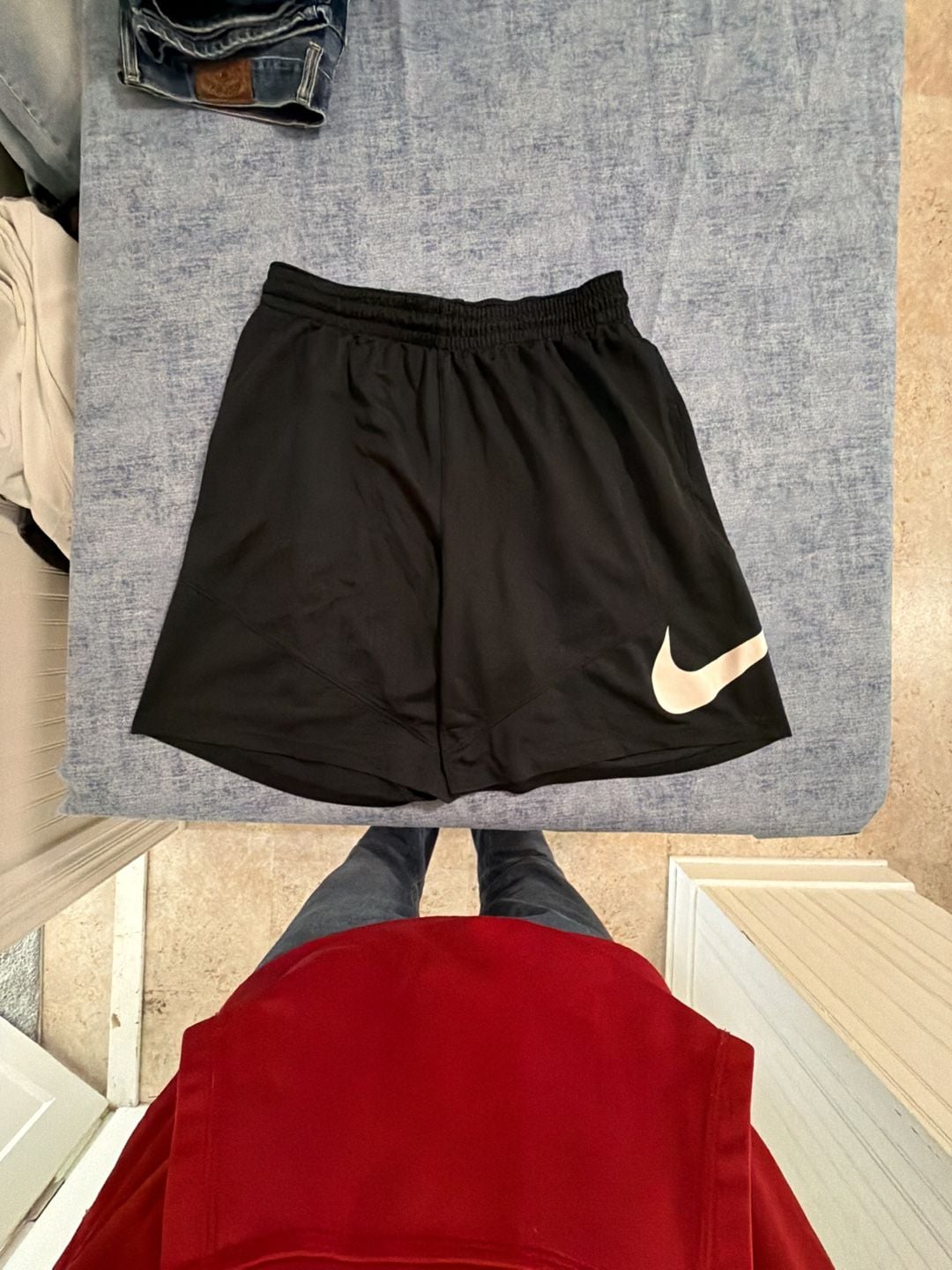 Nike HBR Dri-FIT Basketball Shorts Size 2XL Black White 2