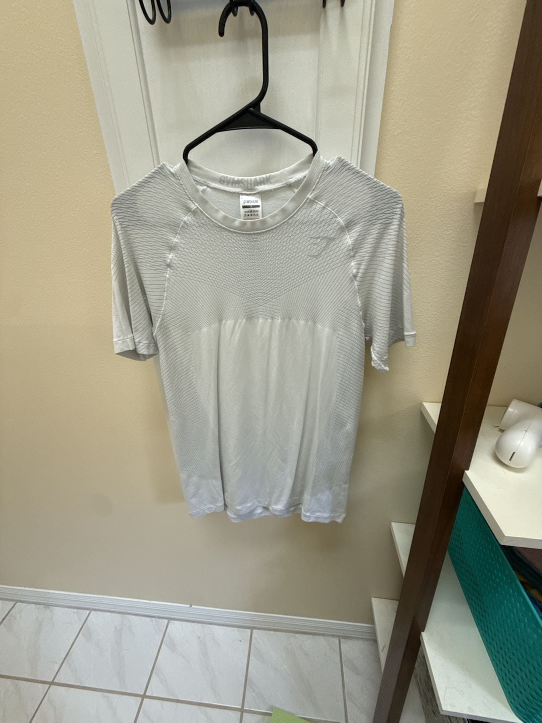 Gymshark Apex Seamless T-Shirt Size S White Athletic Gym Top 2