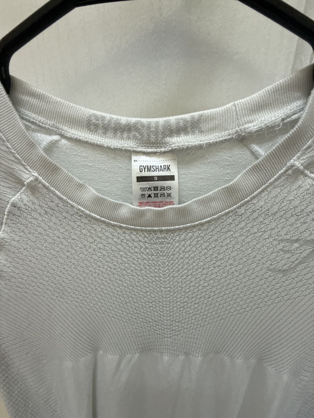 Gymshark Apex Seamless T-Shirt Size S White Athletic Gym Top 3