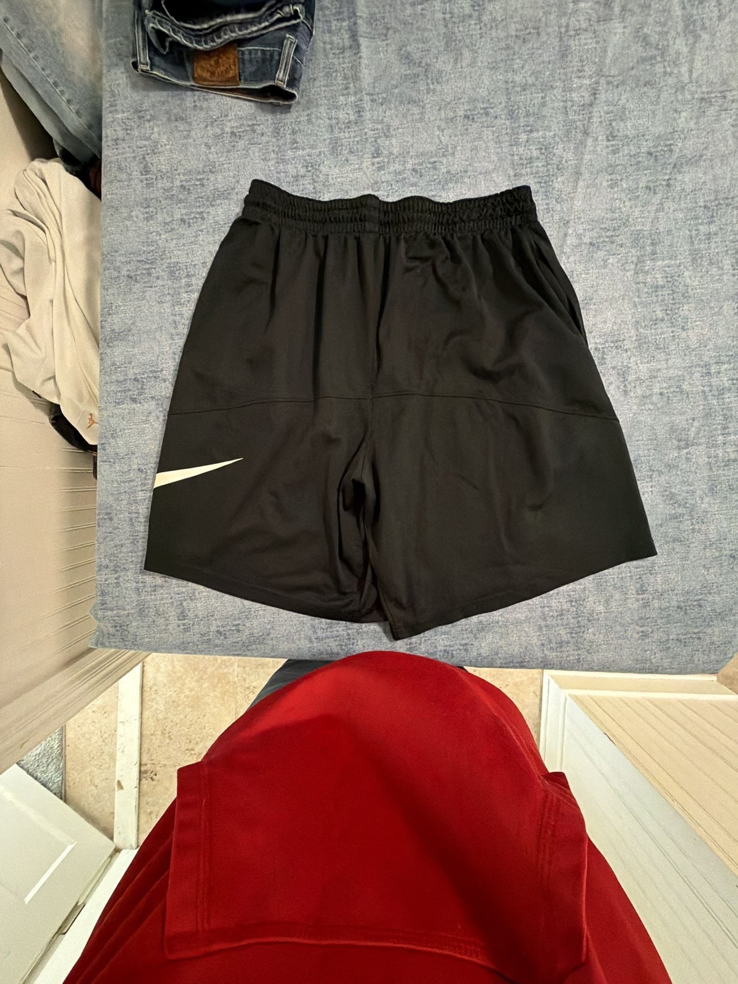 Nike HBR Dri-FIT Basketball Shorts Size 2XL Black White 3