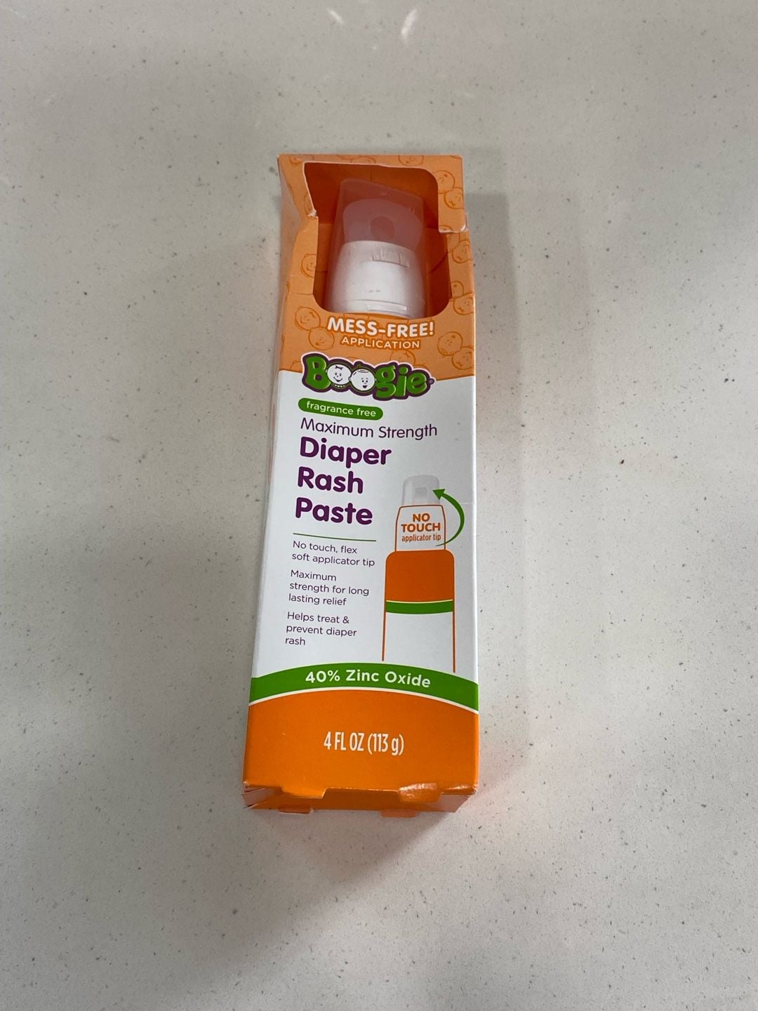 Boogie Maximum Strength Diaper Rash Paste 4 FL OZ 40% Zinc Oxide 1