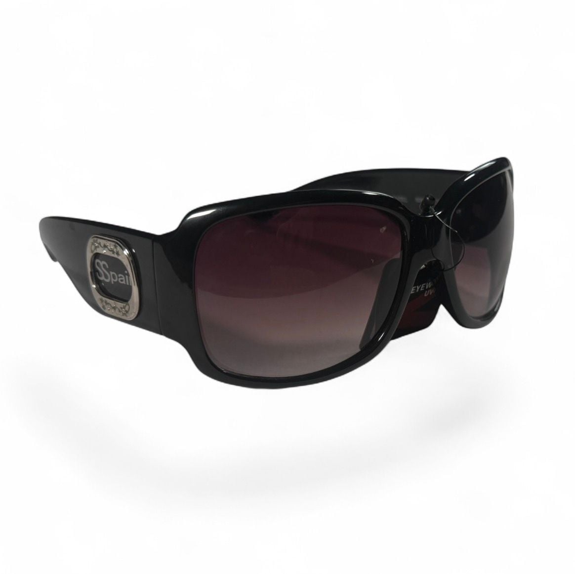 SSpair Vatel Sunglasses Black Y2K Oversized Rhinestone Eyewear 2