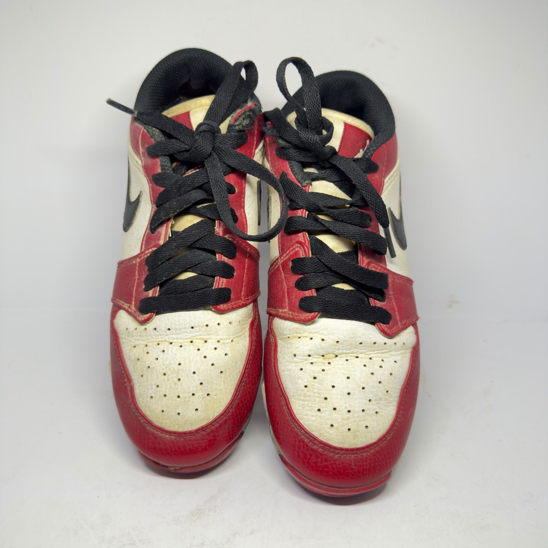 Jordan 1 Low Cleat GS Chicago White Red Black 8