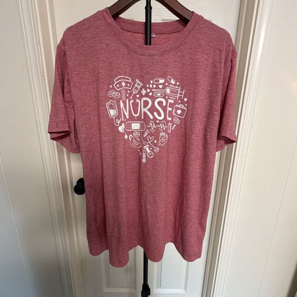 Trendy Nurse Life DTF Transfer: Custom Apparel Iron-on Decal /151