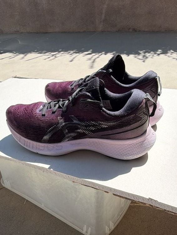 ASICS Gel-Nimbus Lite 3 Deep Plum Barely Rose Running Shoes 2