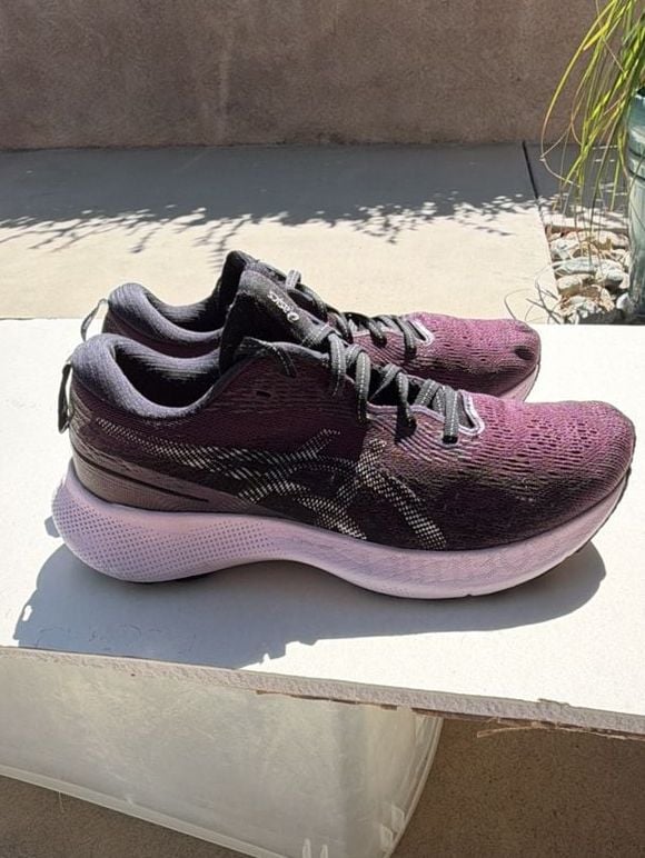 ASICS Gel-Nimbus Lite 3 Deep Plum Barely Rose Running Shoes 7