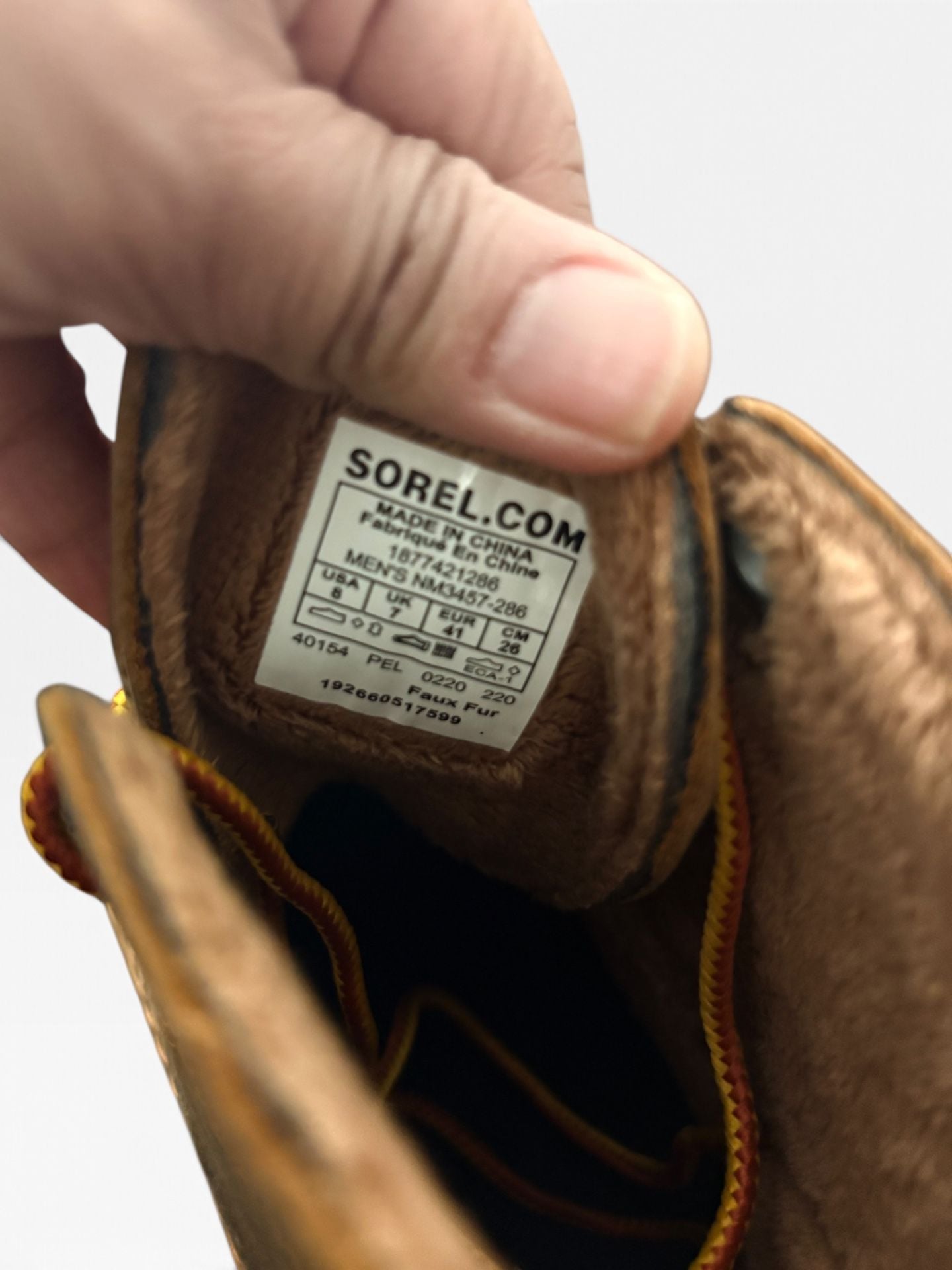 Sorel Cheyanne Metro Lace Men's Winter Snow Mud Waterproof Boots Size 8 4
