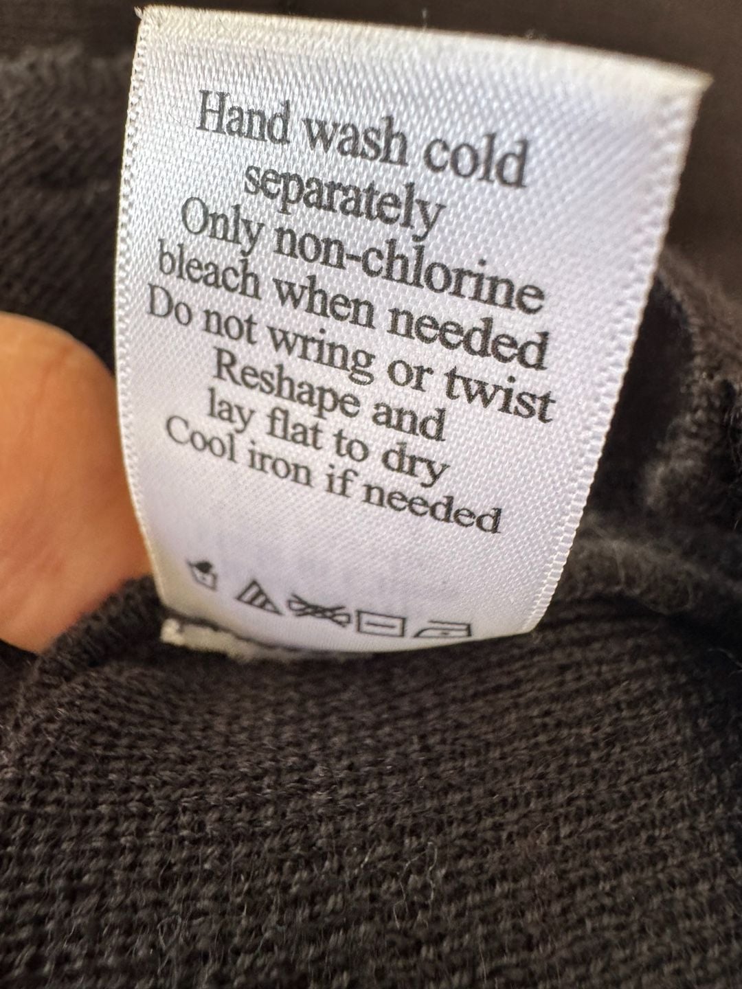 Coldwater Creek Black Ruffle Collar Double Breasted Sweater Jacket Size M 6