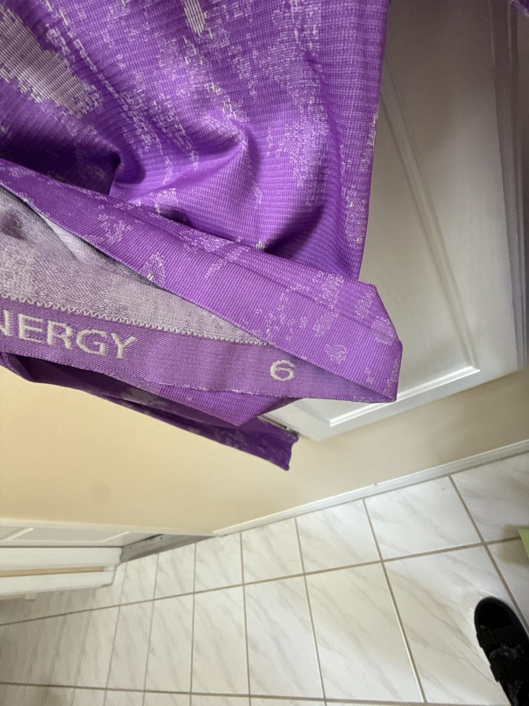 Lululemon Swiftly Tech Long Sleeve 2.0 Size 6 Purple Splatter Athletic Shirt 3