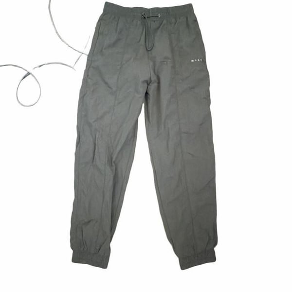 Wilo The Label Parachute Pants Size XS Sage Green Nylon Jogger