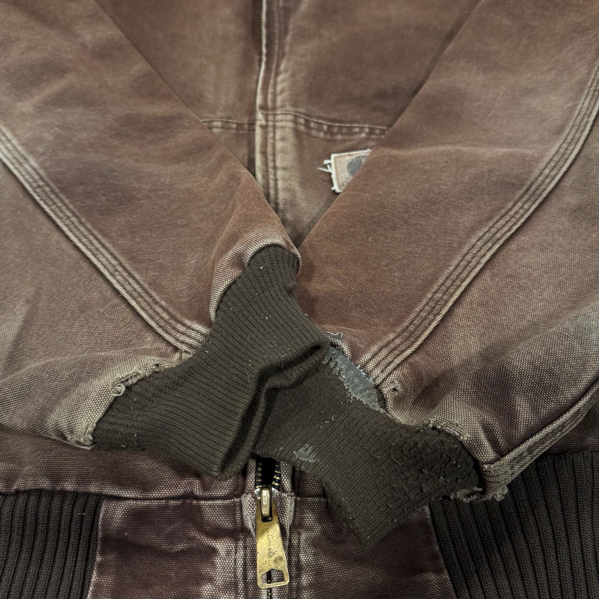 Carhartt Active Jac Hooded Duck Jacket Brown 5