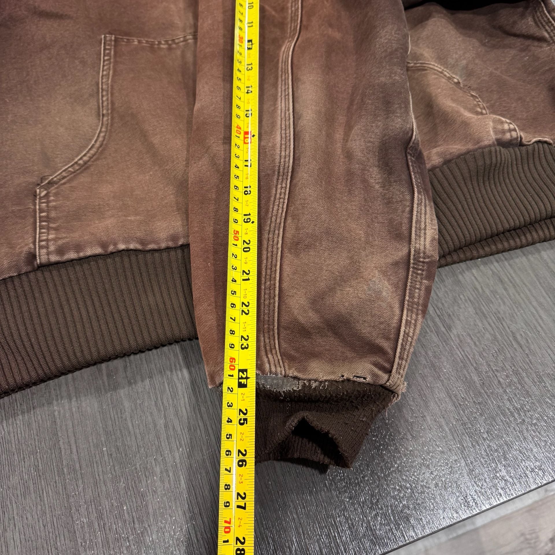 Carhartt Active Jac Hooded Duck Jacket Brown 9
