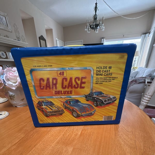 Vintage Tara Toys 48 Car Case Deluxe Diecast Carrying Case