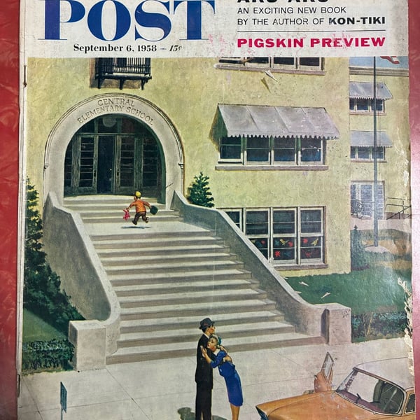 The Saturday Evening Post - November 17, 1951 (Window Card)