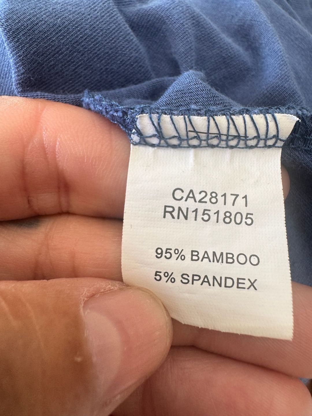 Papa Vancouver Bamboo Blue Cold-Shoulder Tunic Top wGrommets M 6