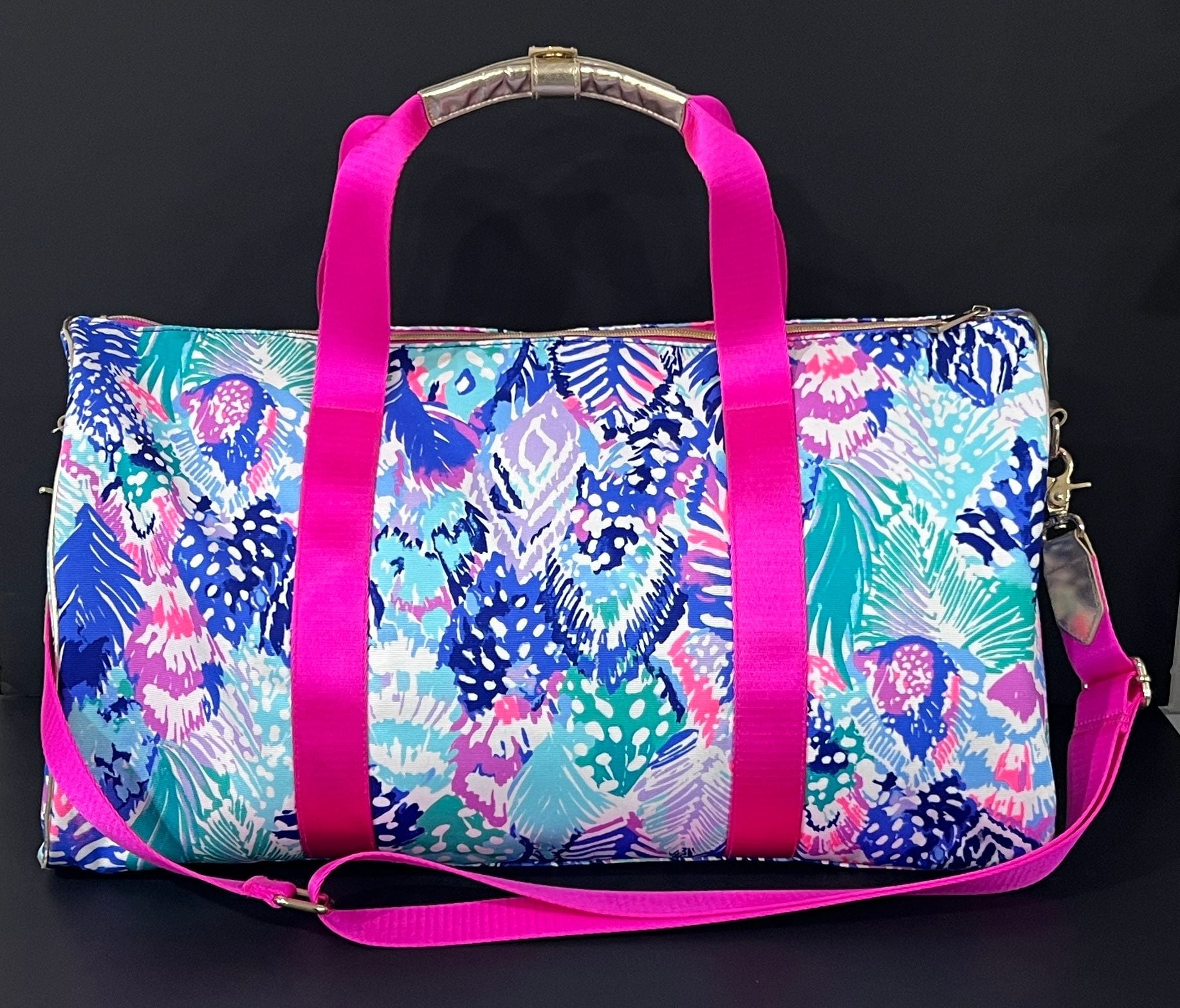 Lilly Pulitzer Duffle Bag Print is "Quill Out" 3
