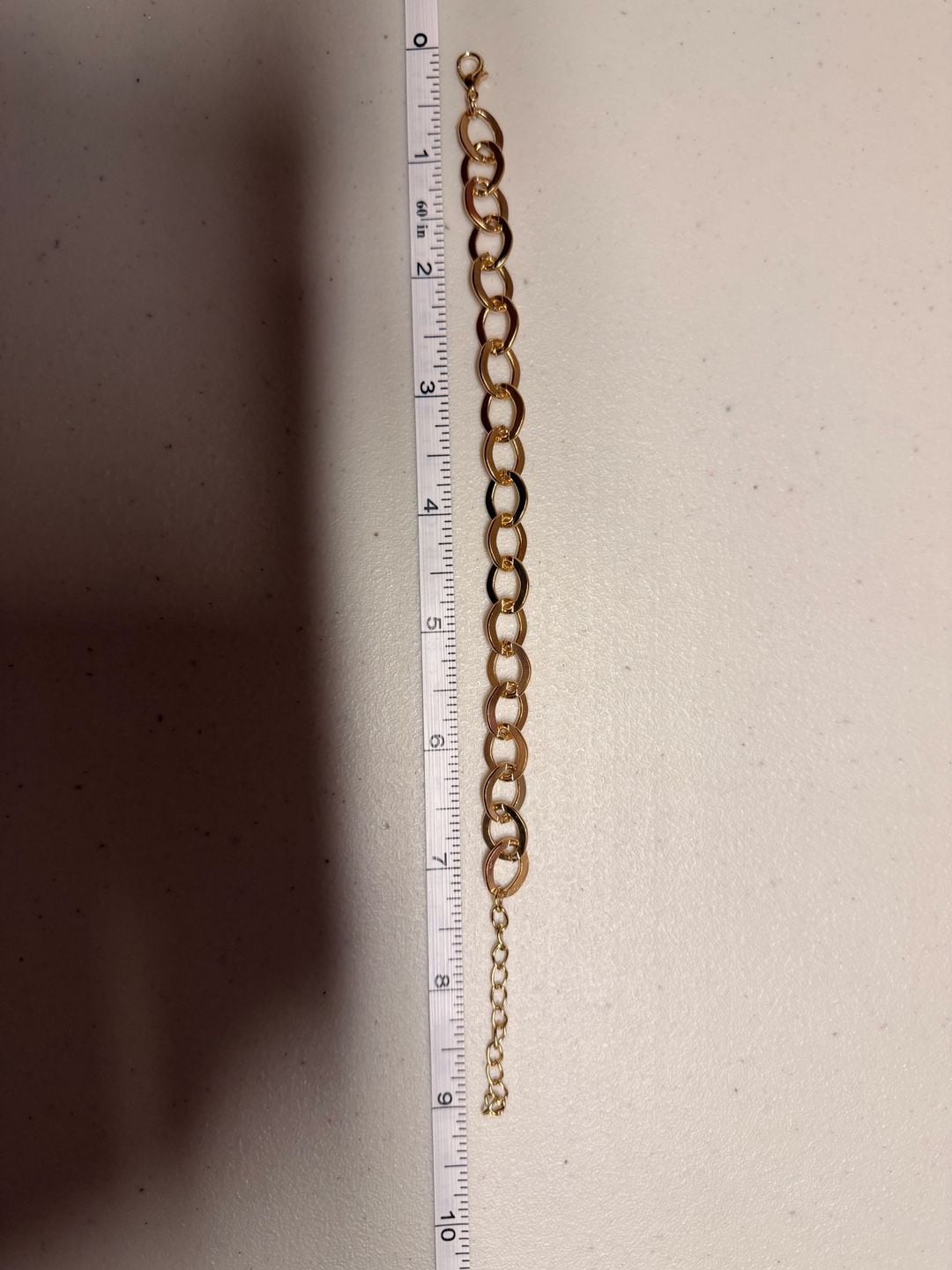 Gold Tone Link Chain Bracelet Gold 5