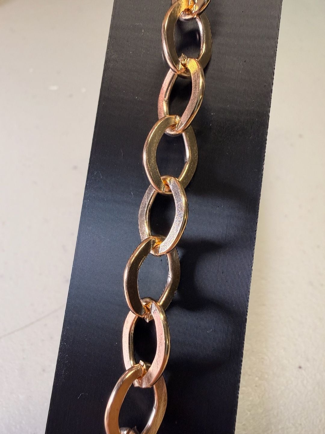 Gold Tone Link Chain Bracelet Gold 3