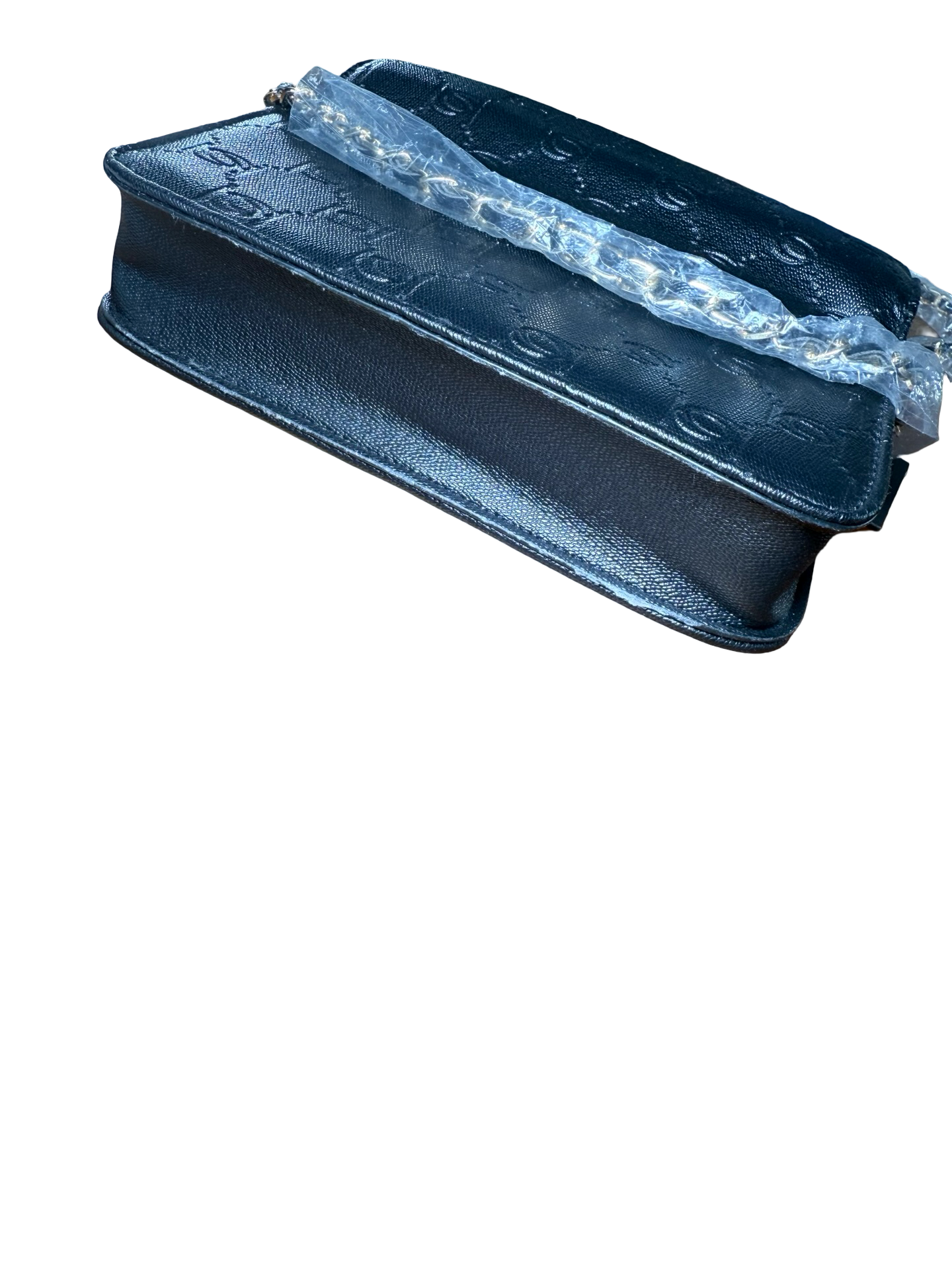 Bebe Celia Monogram Flap Crossbody Bag Black 8