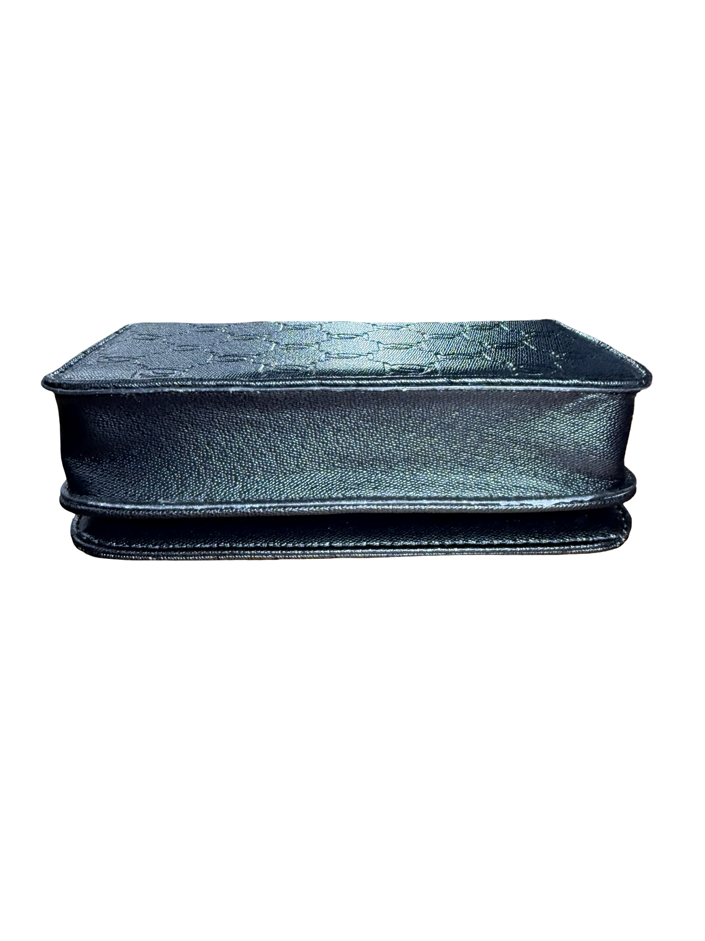Bebe Celia Monogram Flap Crossbody Bag Black 12