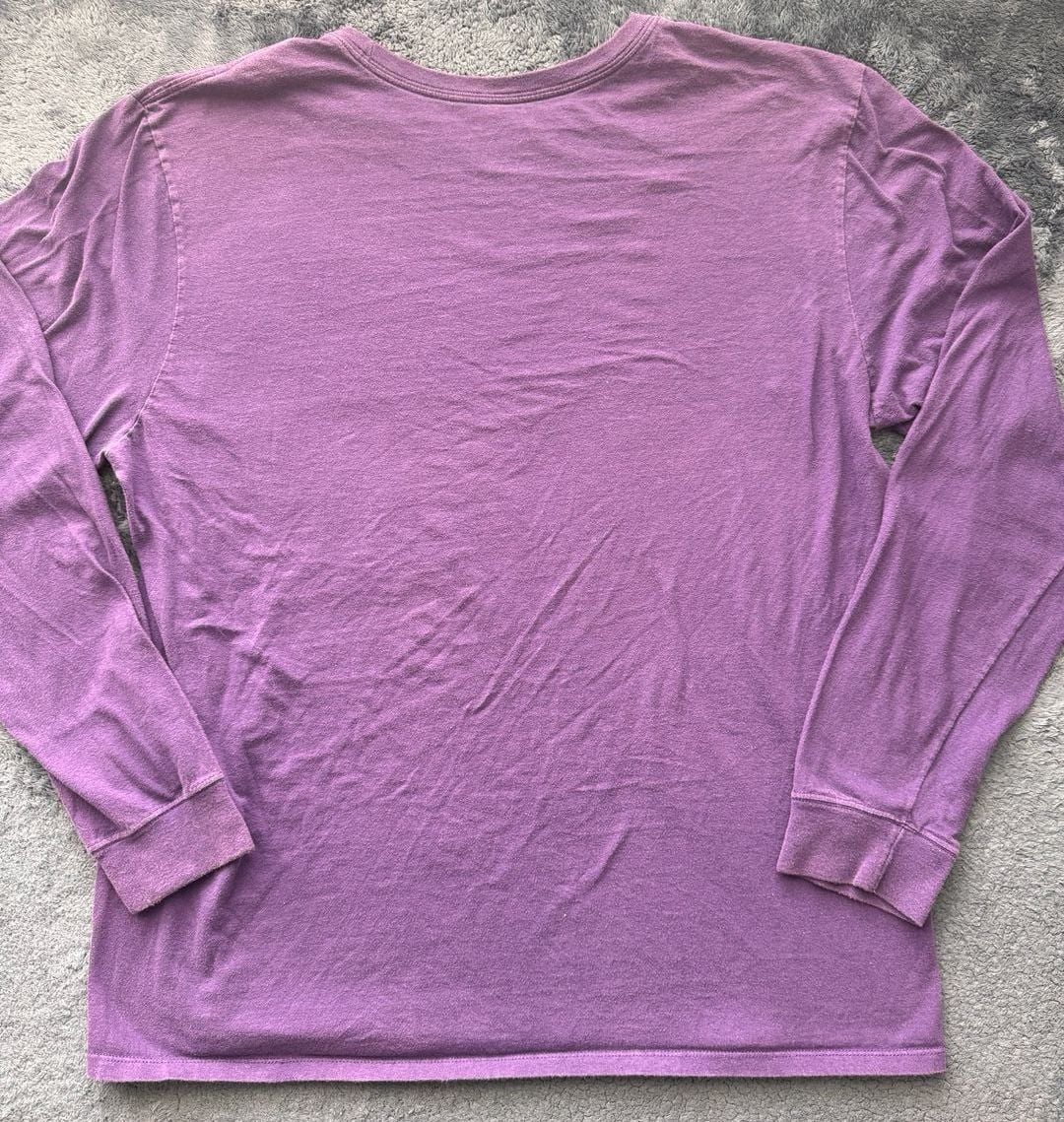 Nike The Nike Tee Long Sleeve Minimalist Shirt Size XL Purple White Swoosh 10