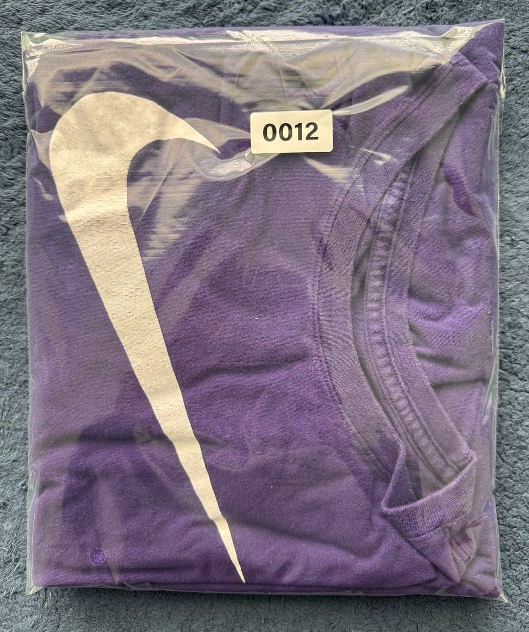 Nike The Nike Tee Long Sleeve Minimalist Shirt Size XL Purple White Swoosh 12