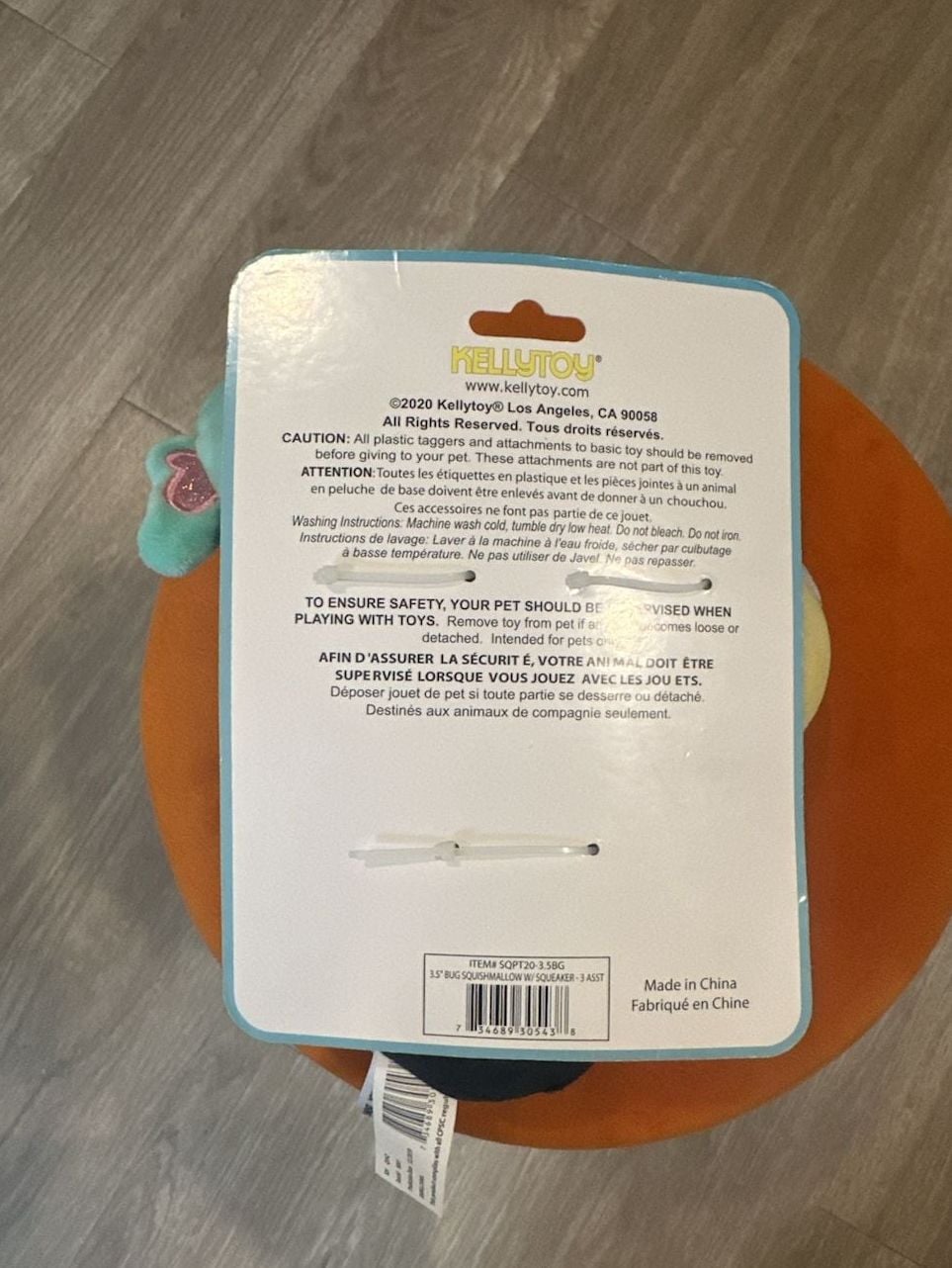 Squishmallows Bug Squishmallow Set 3.5" with Squeaker 3 Assorted 3