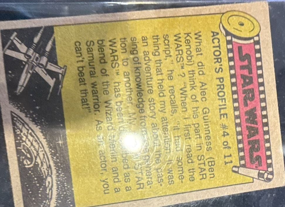 1977 Star Wars Series 2 Solo And Chewie Prepare To Leave Luke Card #91 2