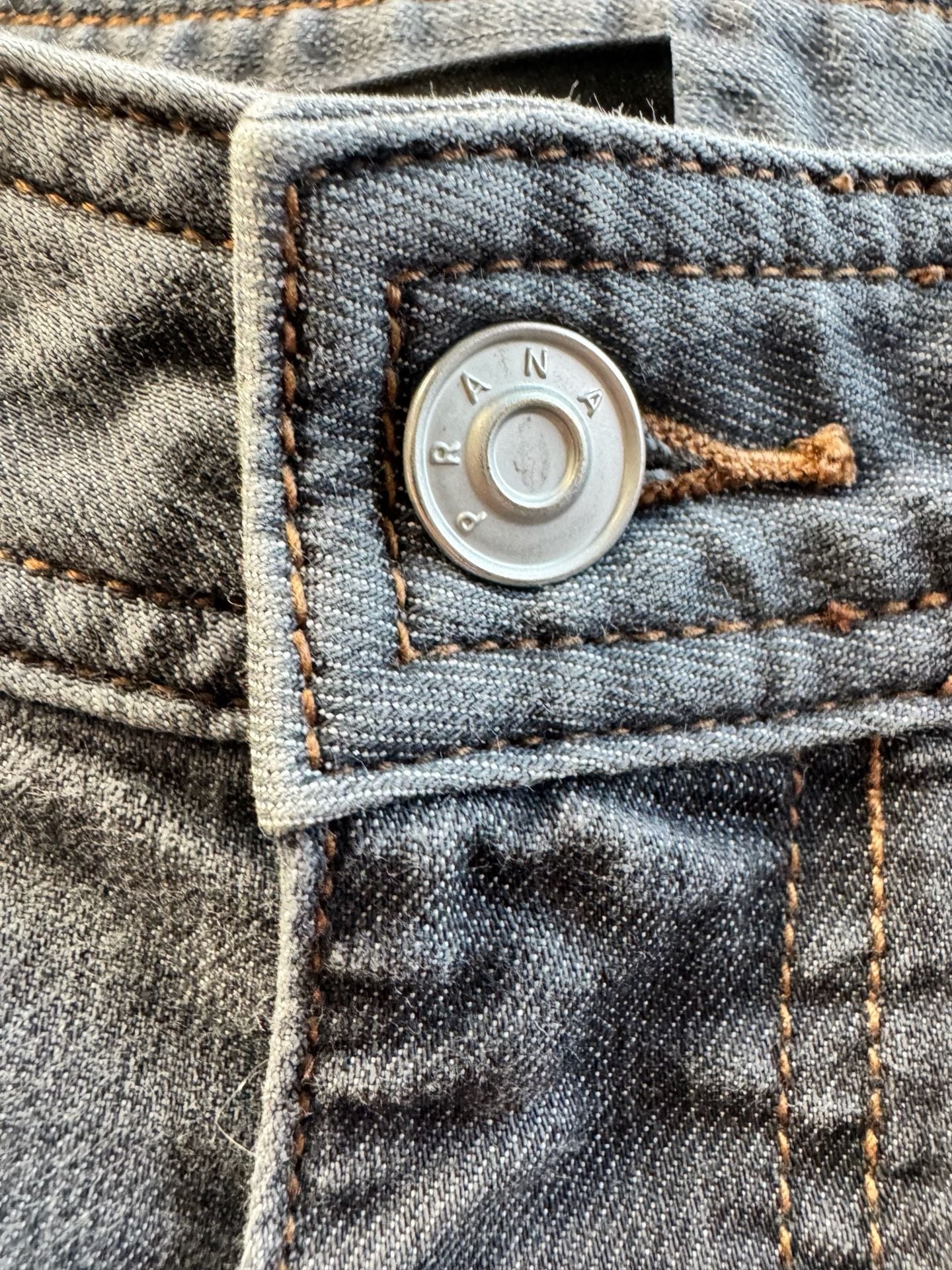 prAna Jeans Size 32x32 Gray Straight Leg Denim slim Fit Men’s Organic Cotton 7