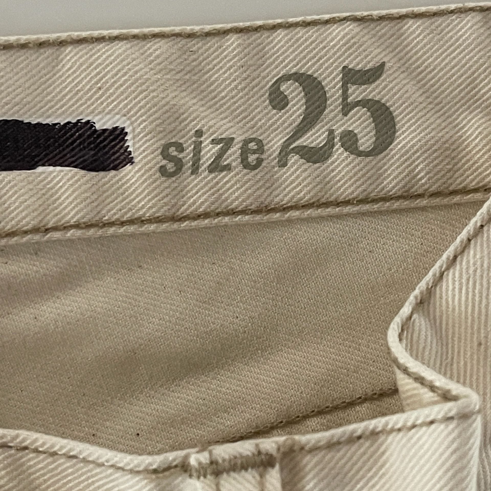 J.Crew Cropped Vintage Straight Size 25 Beige Jeans 7