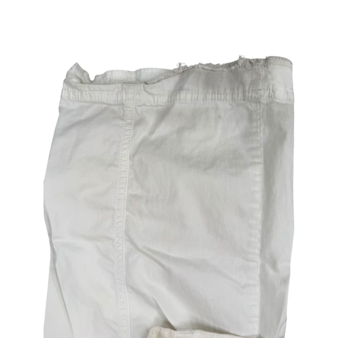 Abercrombie & Fitch Cargo Pants White Stretch Sz. 10 6