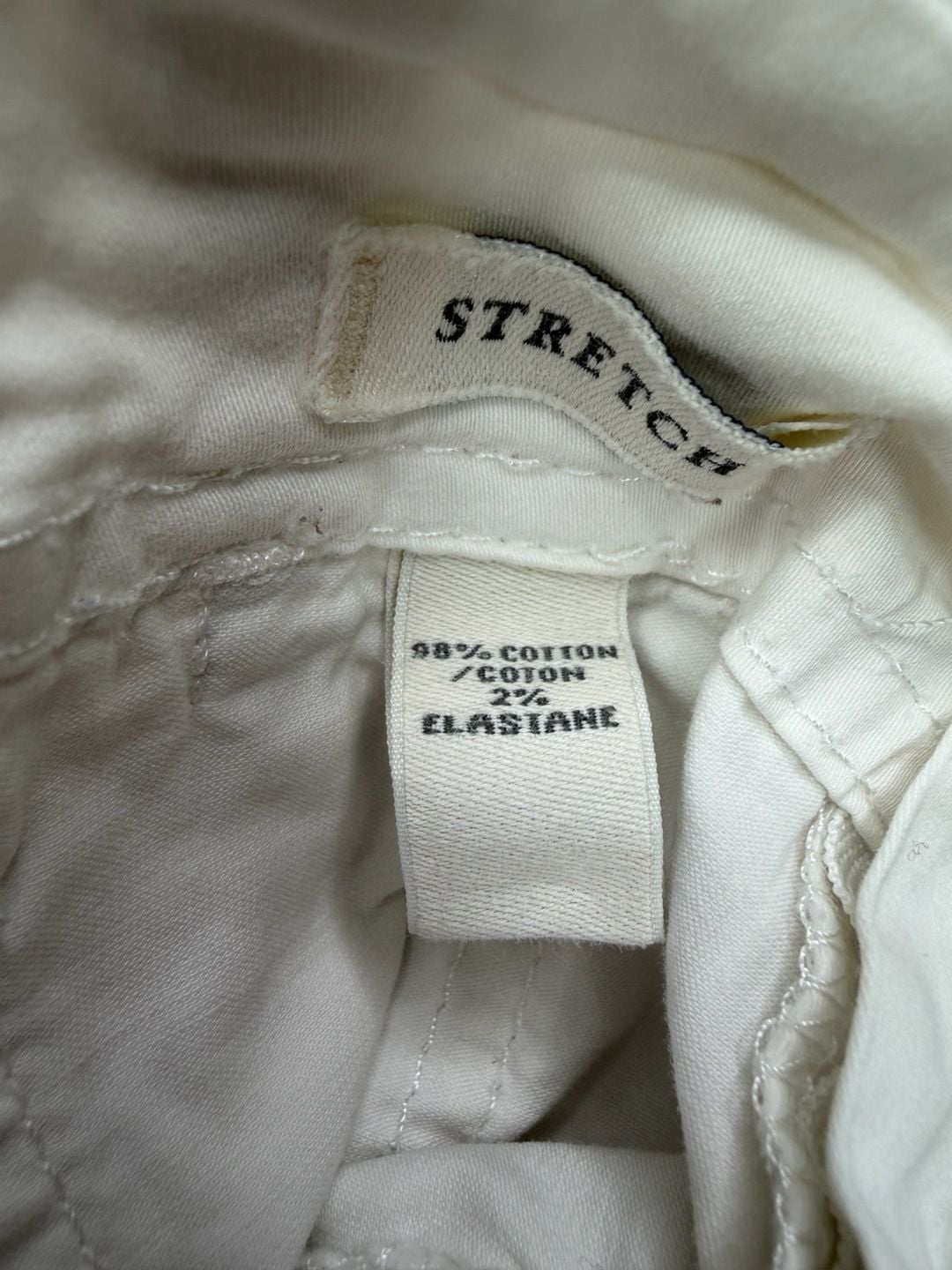 Abercrombie & Fitch Cargo Pants White Stretch Sz. 10 7