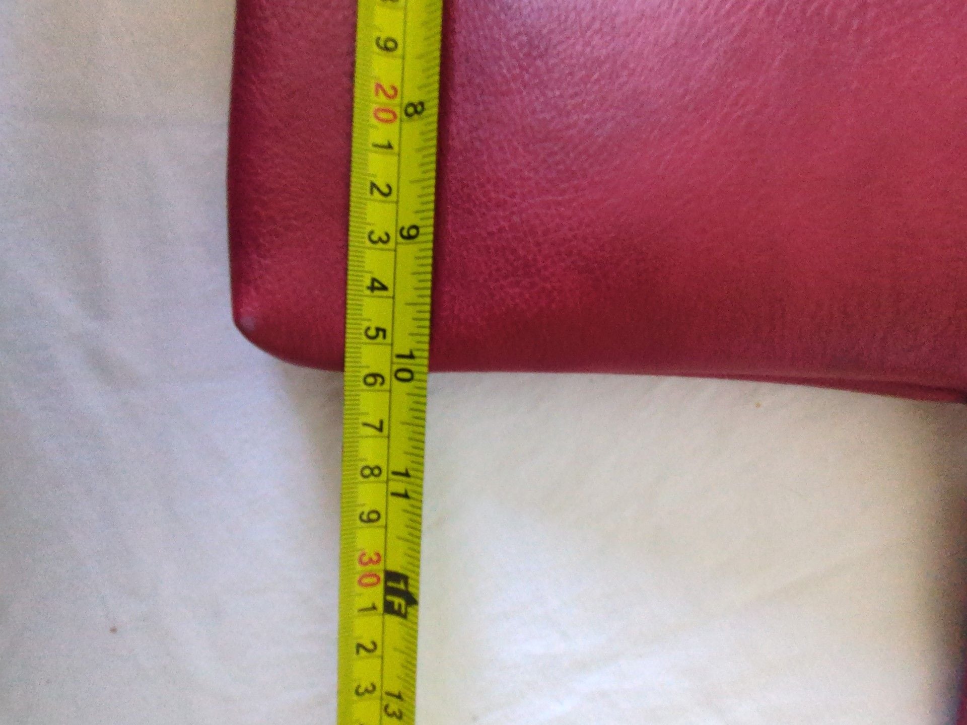 FashionPuzzle Tassel Zip Pocket Crossbody Bag Red 6
