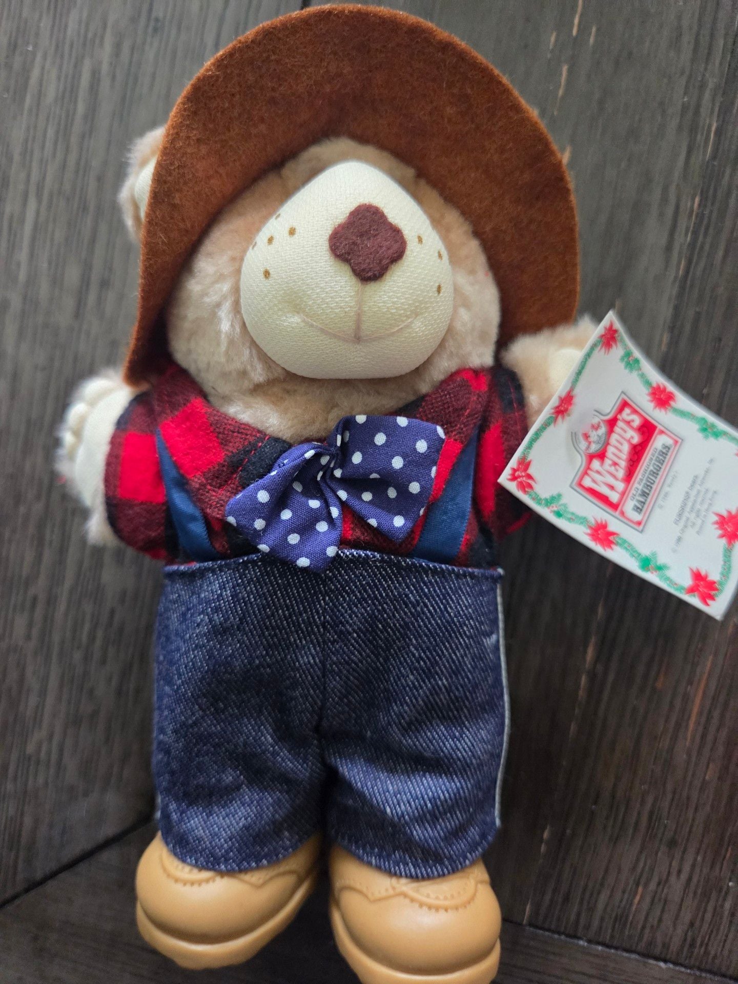 Wendy's Furskins Bear 7" Plush Toy with Tags 1