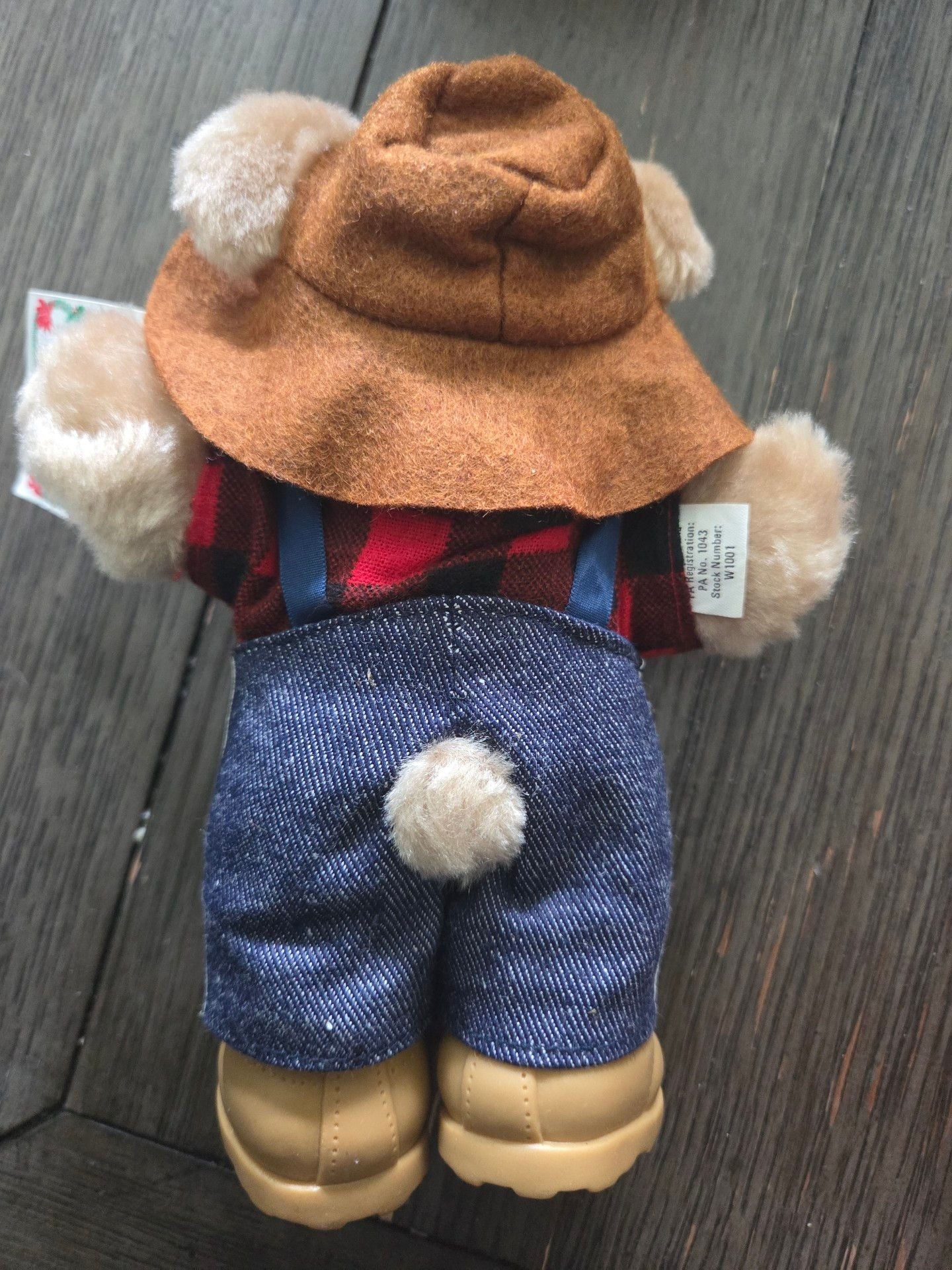 Wendy's Furskins Bear 7" Plush Toy with Tags 2
