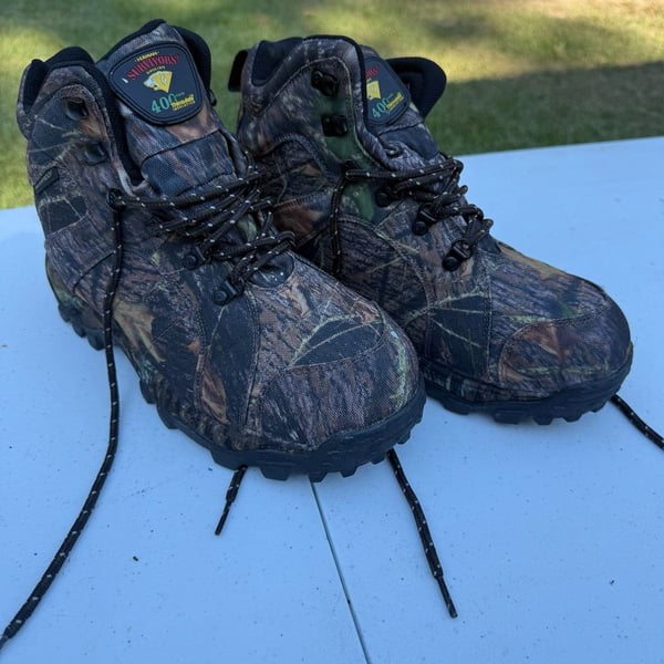 Herman Survivors Hiking Boots Size 10.5 Camo Thinsulate