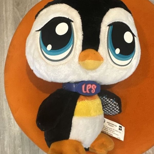 Littlest Pet Shop VIP Penguin Plush Stuffed Animal Toy