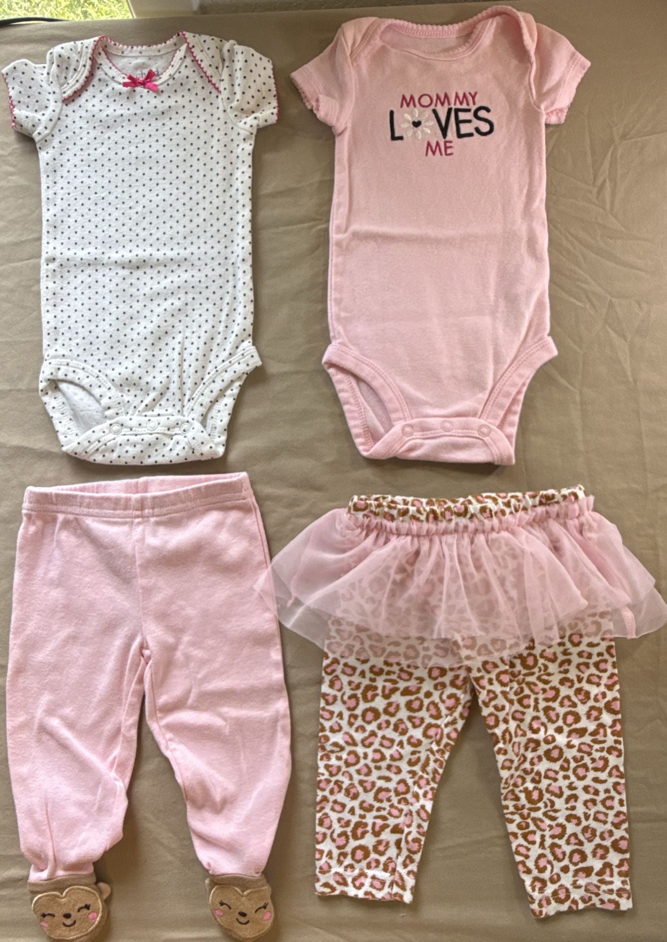 Child of Mine by Carter's Baby Girl Outfit Set Size 0-3M 1