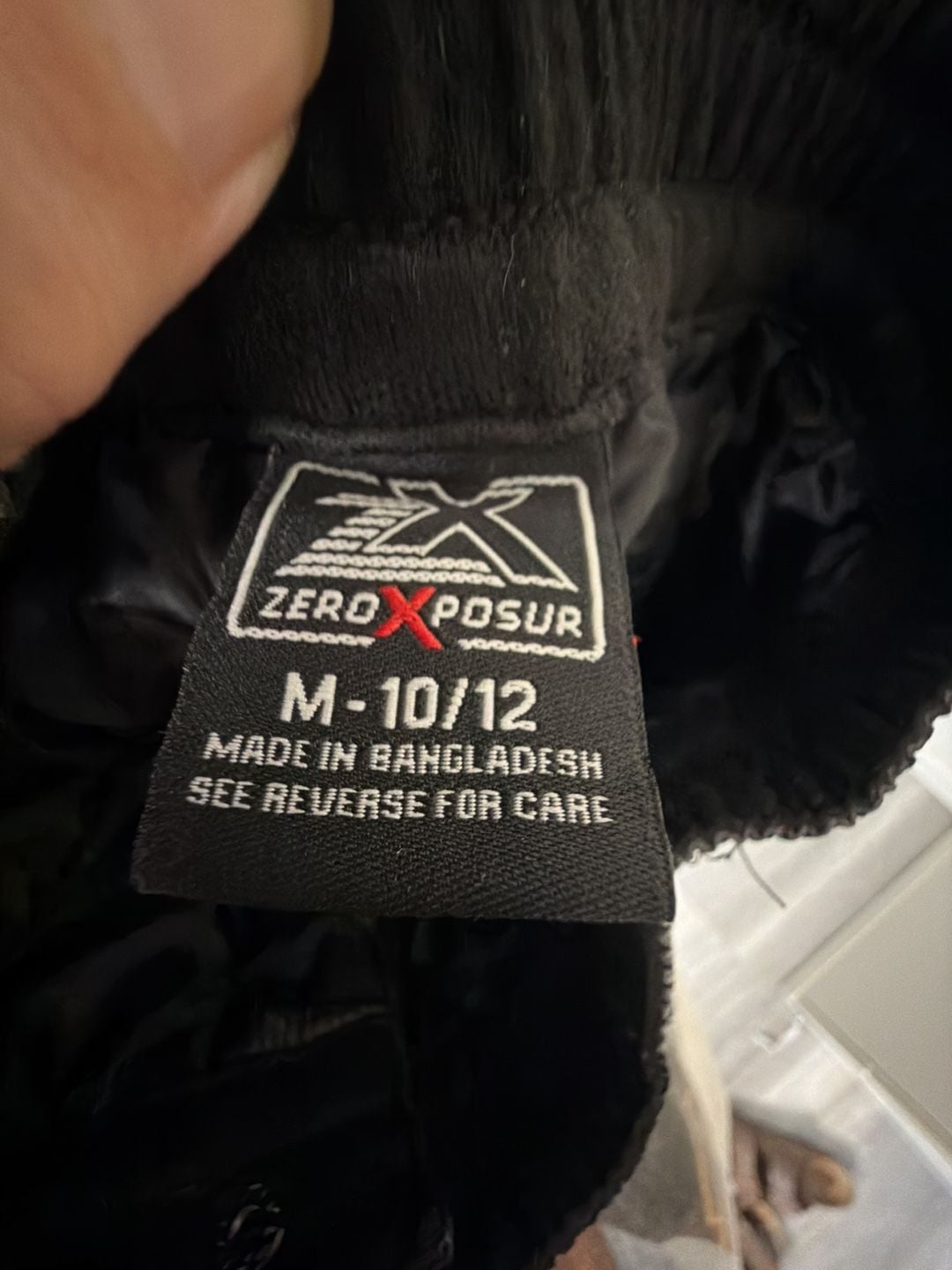 ZeroXposur Camo Ski Pants Size M-10/12 Black Gray Star Pattern/156 7