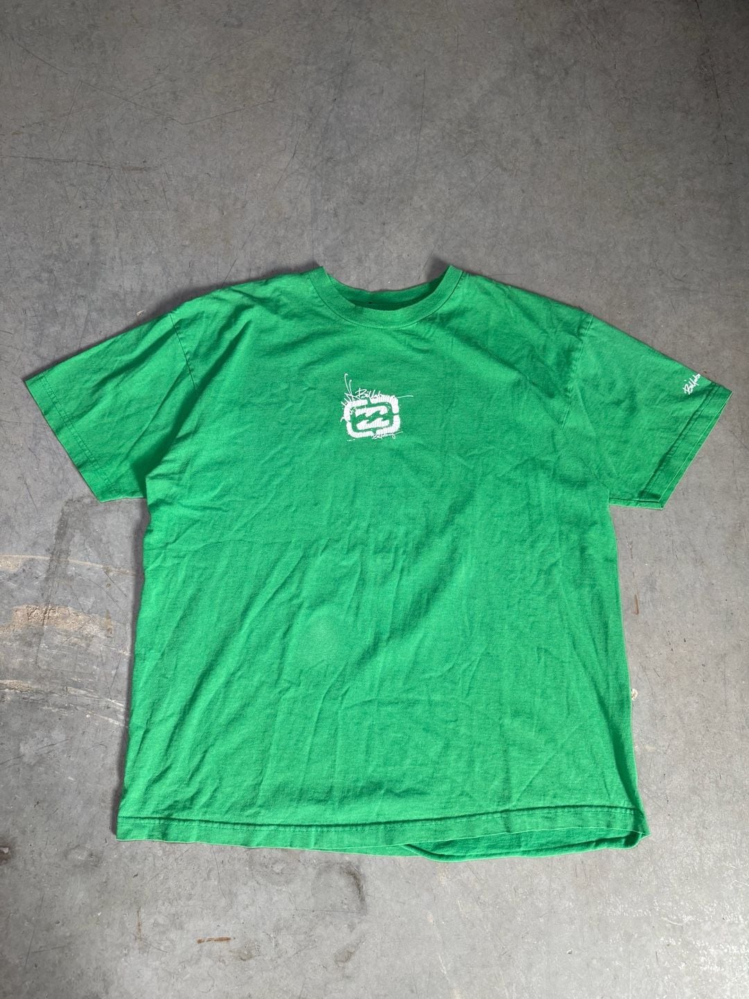 90s Billabong T-Shirt Size L Green Surf Logo 2