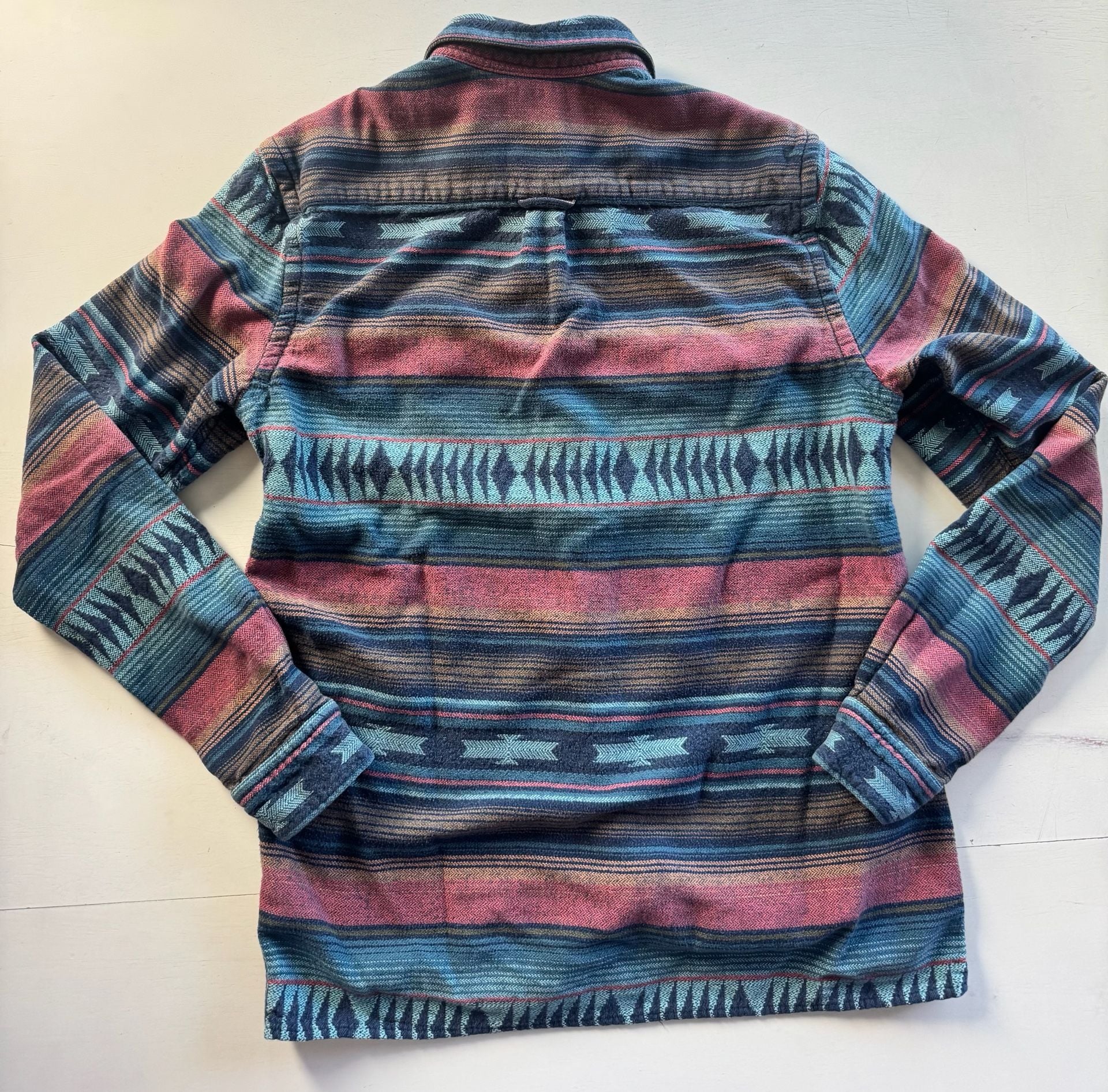 Urban Outfitters Southwestern Flannel Shirt Size S Multicolor Geometric Shirt 7