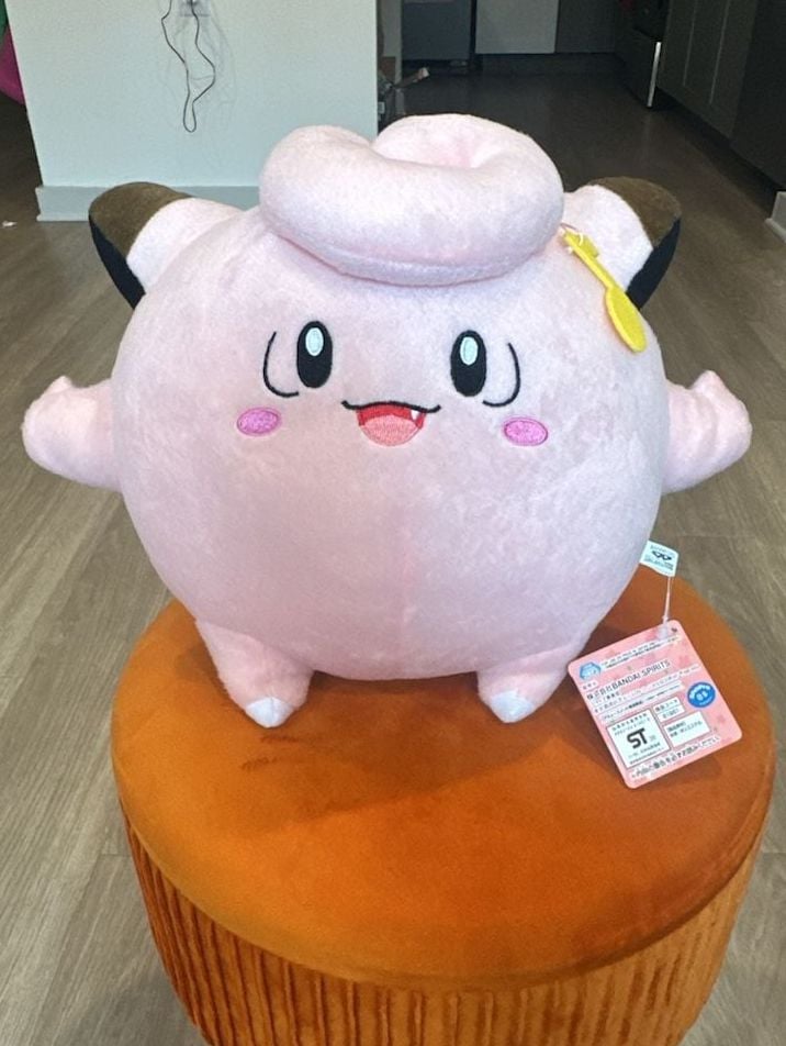 Banpresto Pokemon Clefairy Plush 10 Inch Stuffed Toy 1