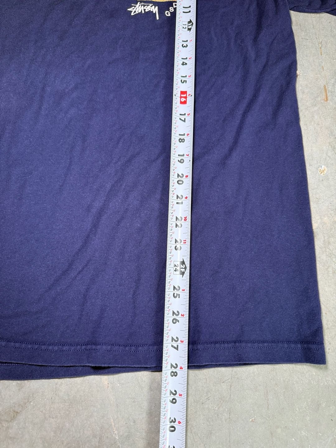00s Stussy Designs Long Sleeve T Shirt Size L Navy 6