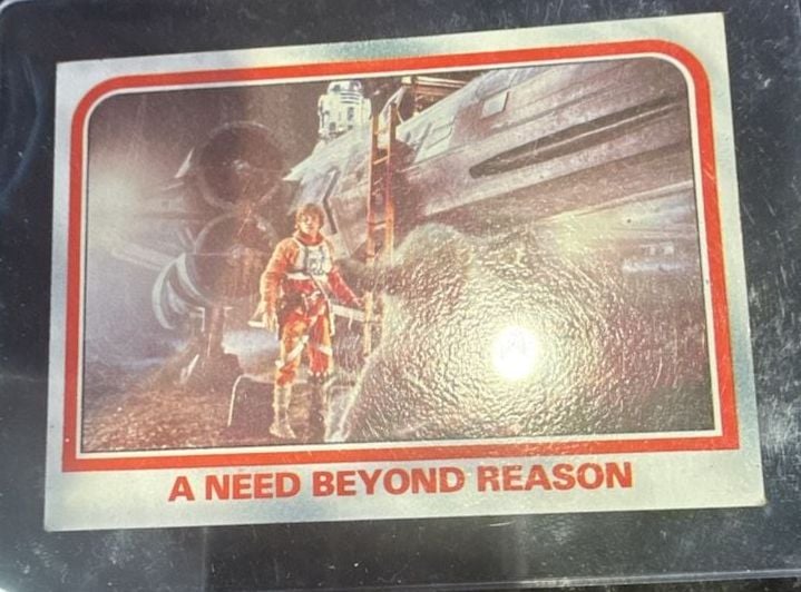 Vintage 1980 Star Wars Empire Strikes Back RARE ERROR! Card # 57 ONE OF A KIND! 1